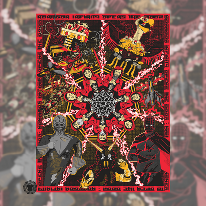 [IN STOCK]  Limited Run 1st Edition - KGLW Nonagon Infinity Inspired Poster by AlteredTees