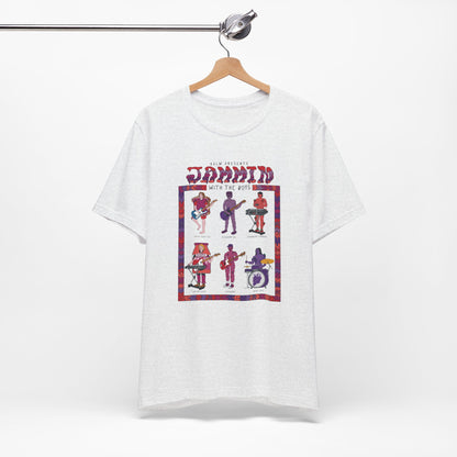 Jammin with the Boys Jam Band- Adult Unisex Jersey Short Sleeve Tee