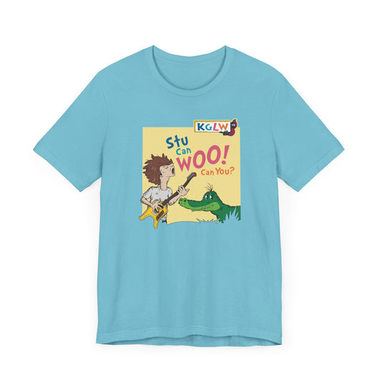 Stu Can Woo! Can You? - Adult Unisex Jersey Short Sleeve Tee