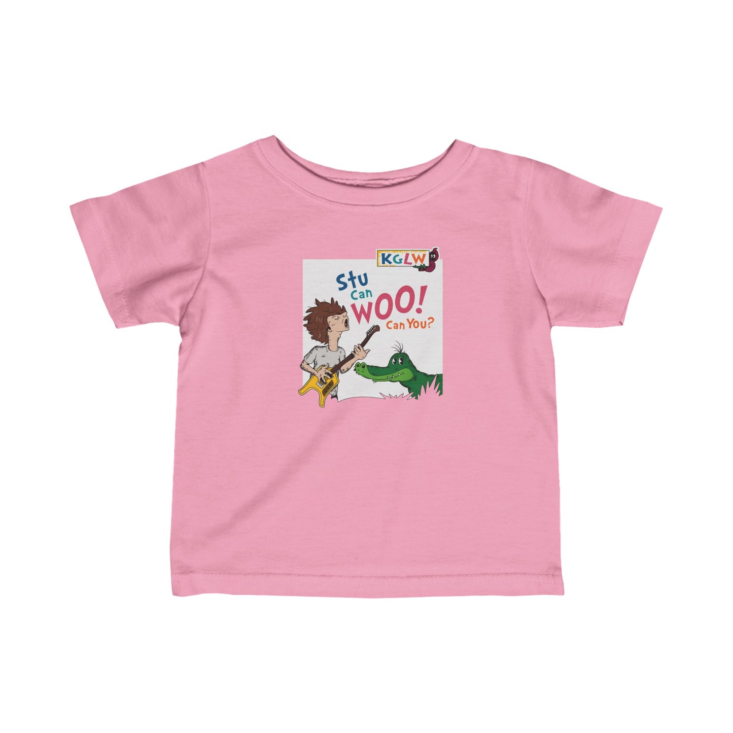 Stu Can Woo! Can You? Parody - Infant Toddler Fine Jersey Tee