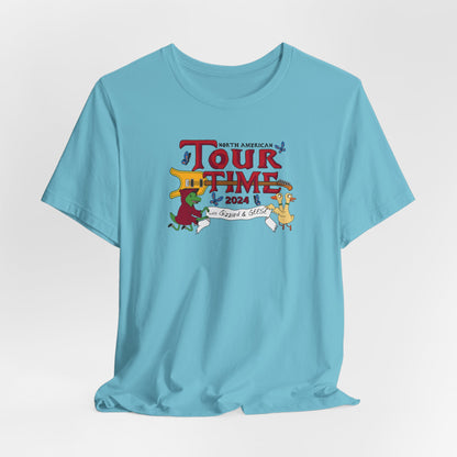 Tour Time (with Gizzard and GEESE) KGLW 2024 Inspired Fan Art - Adult Unisex Jersey Short Sleeve Tee