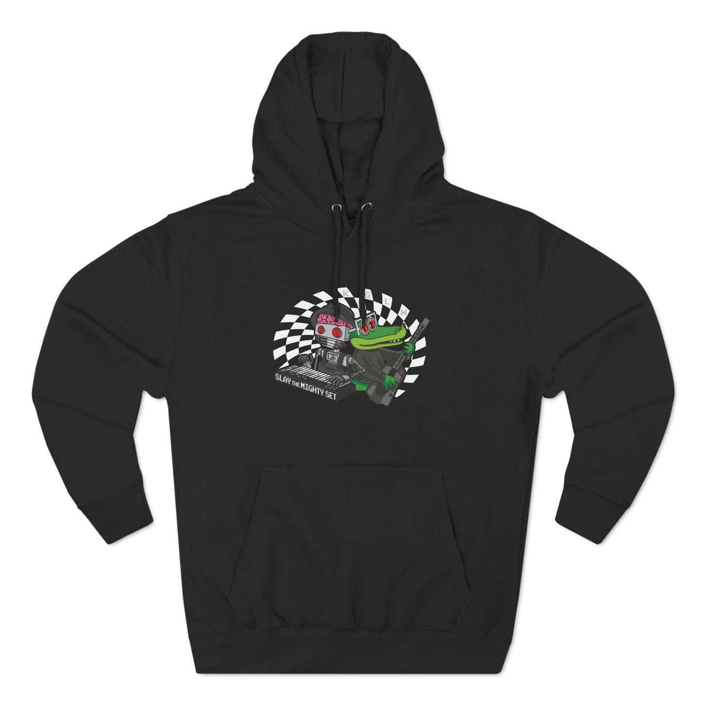 Slay the Mighty Set with Han-Tyumi and Gator - Unisex Heavy Blend™ Hooded Sweatshirt