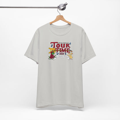 Tour Time (with Gizzard and GEESE) KGLW 2024 Inspired Fan Art - Adult Unisex Jersey Short Sleeve Tee