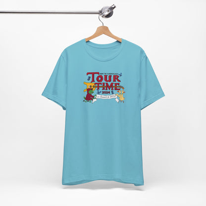 Tour Time (with Gizzard and GEESE) KGLW 2024 Inspired Fan Art - Adult Unisex Jersey Short Sleeve Tee