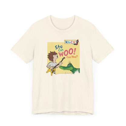 Stu Can Woo! Can You? - Adult Unisex Jersey Short Sleeve Tee