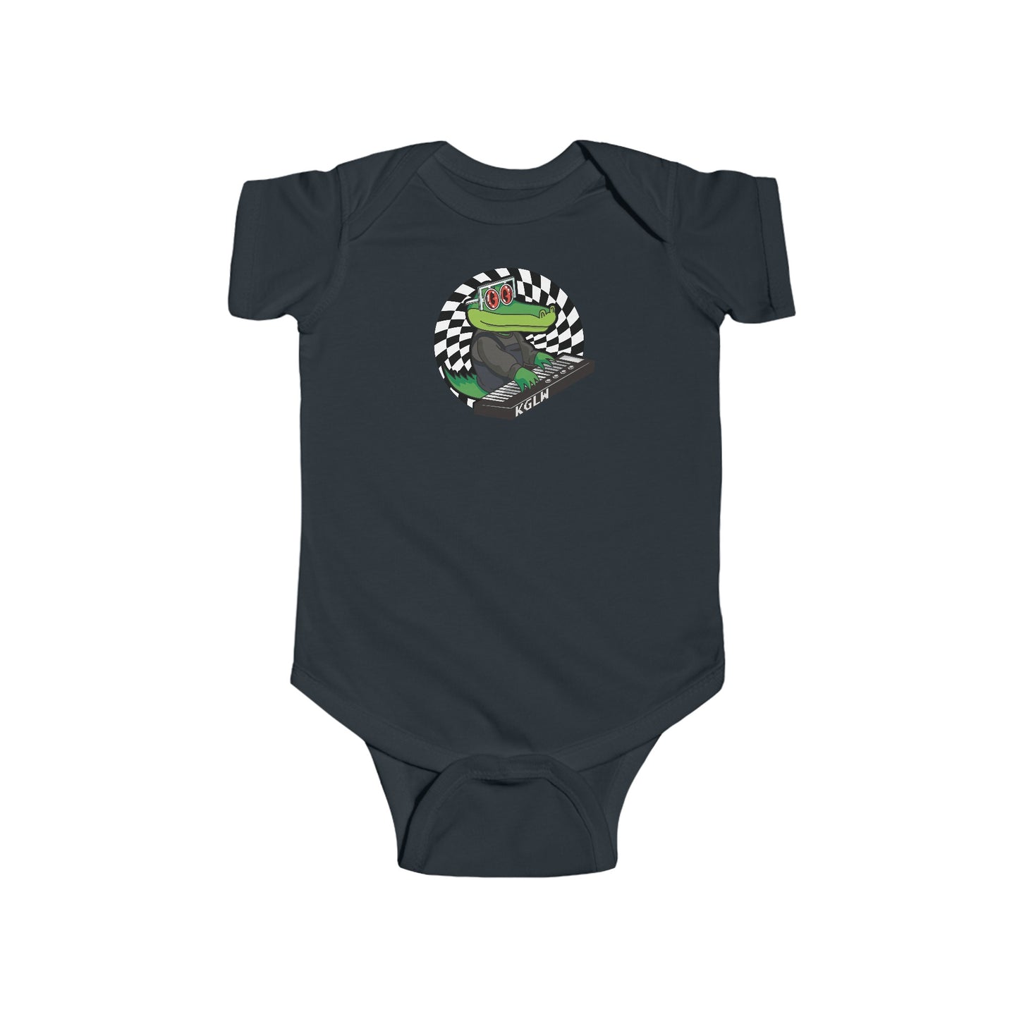 Gator Silver Cord-Inspired - Infant Onesie Fine Jersey Bodysuit