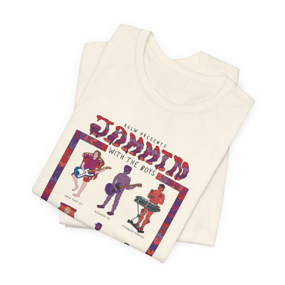 Jammin with the Boys Jam Band- Adult Unisex Jersey Short Sleeve Tee