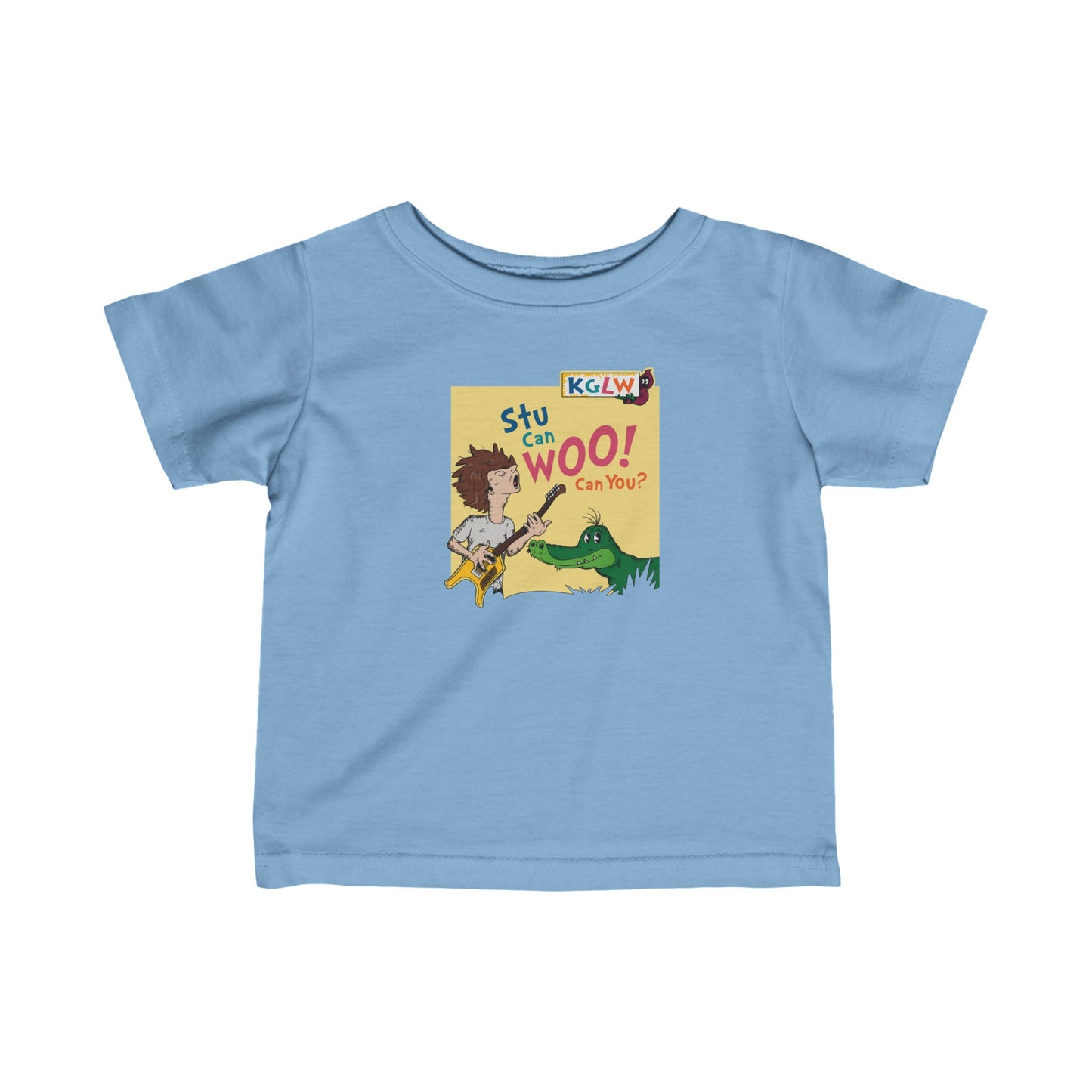 Stu Can Woo! Can You? Parody - Infant Toddler Fine Jersey Tee