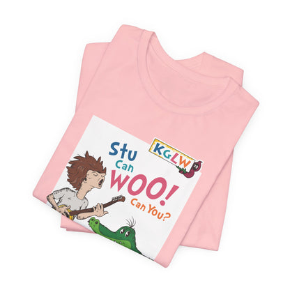 Stu Can Woo! Can You? - Adult Unisex Jersey Short Sleeve Tee