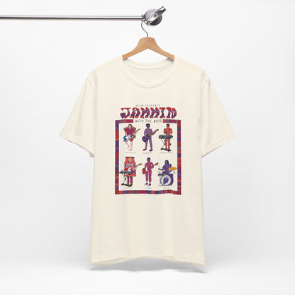 Jammin with the Boys Jam Band- Adult Unisex Jersey Short Sleeve Tee