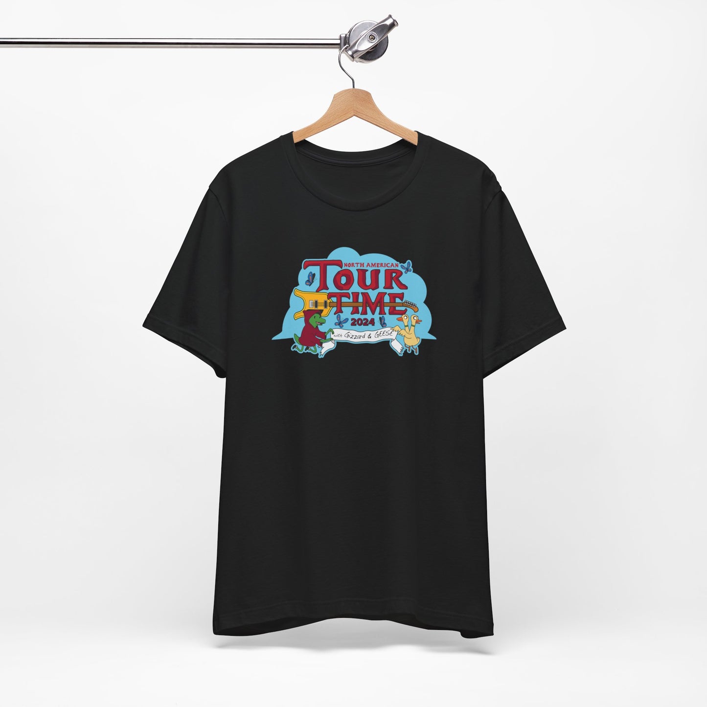 Tour Time (with Gizzard and GEESE) KGLW 2024 Inspired Fan Art - Adult Unisex Jersey Short Sleeve Tee