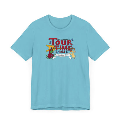 Tour Time (with Gizzard and GEESE) KGLW 2024 Inspired Fan Art - Adult Unisex Jersey Short Sleeve Tee