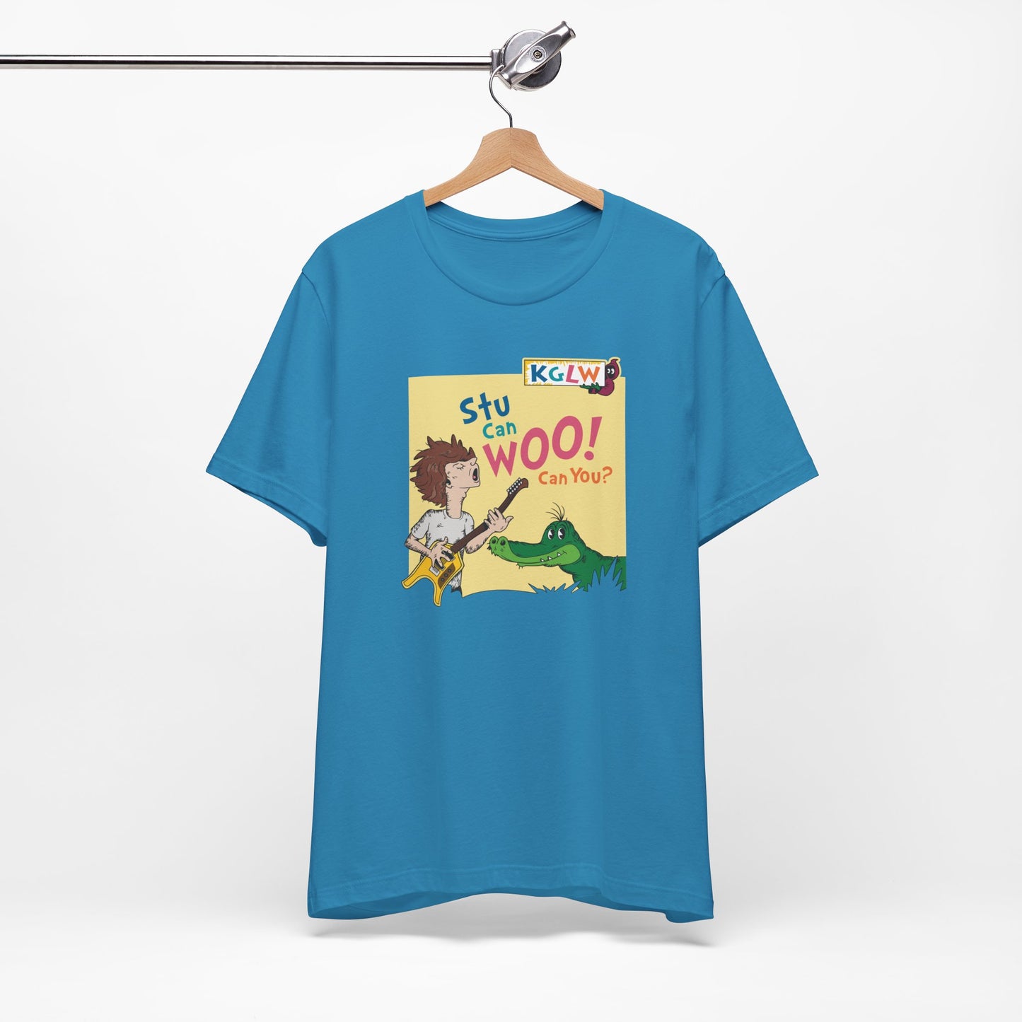 Stu Can Woo! Can You? - Adult Unisex Jersey Short Sleeve Tee