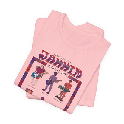 Jammin with the Boys Jam Band- Adult Unisex Jersey Short Sleeve Tee