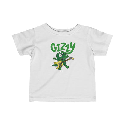 Gizzy Parody with Flying Microtonal Banana Guitar - Infant Toddler Fine Jersey Tee