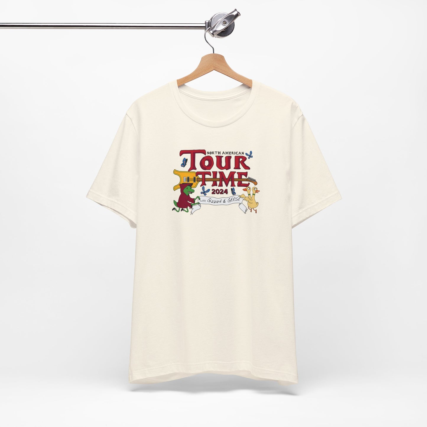 Tour Time (with Gizzard and GEESE) KGLW 2024 Inspired Fan Art - Adult Unisex Jersey Short Sleeve Tee