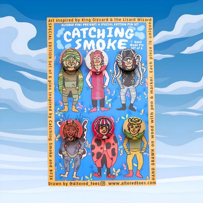 Catching Smoke Collectible Pin Set - S1 - Altered Pins