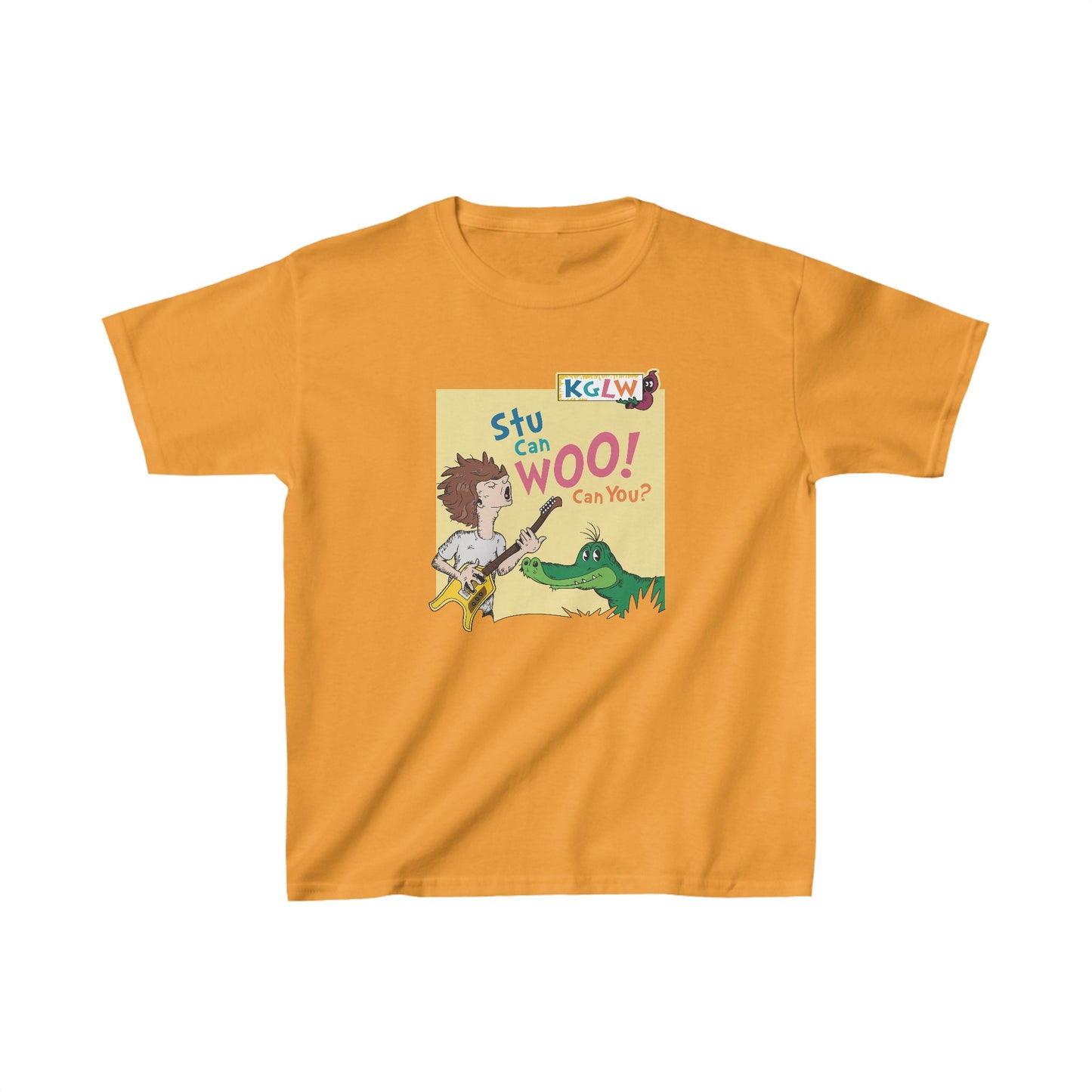 Stu Can Woo! Can You? Parody - Youth Heavy Cotton Tee