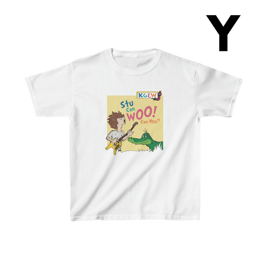 Stu Can Woo! Can You? Parody - Youth Heavy Cotton Tee