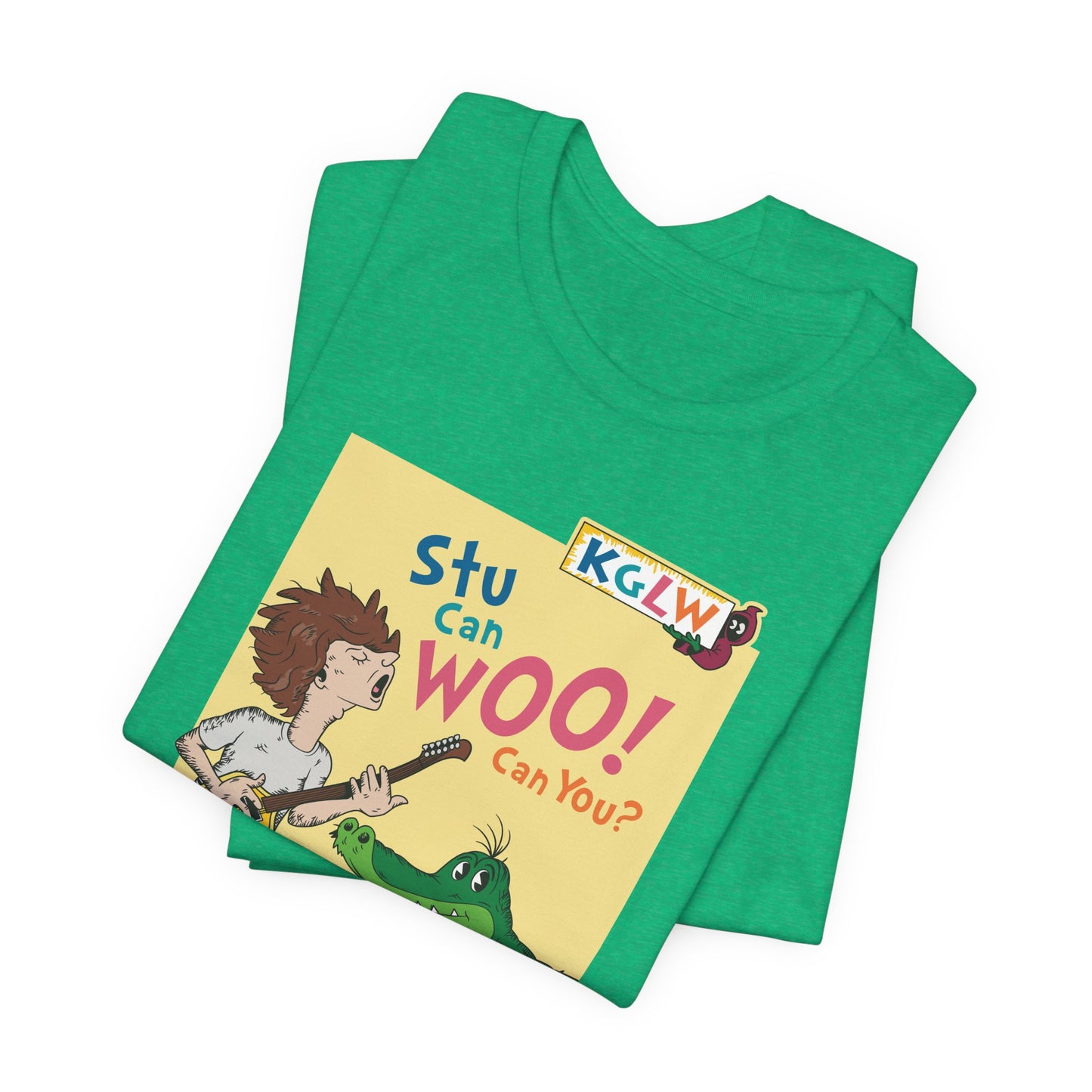 Stu Can Woo! Can You? - Adult Unisex Jersey Short Sleeve Tee