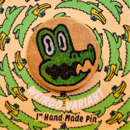 Friend Gator Series - Weirdo Variant #02 - S1 - Altered Pins