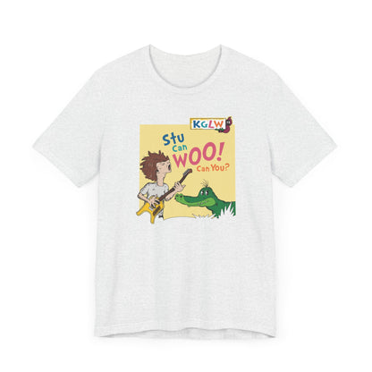 Stu Can Woo! Can You? - Adult Unisex Jersey Short Sleeve Tee