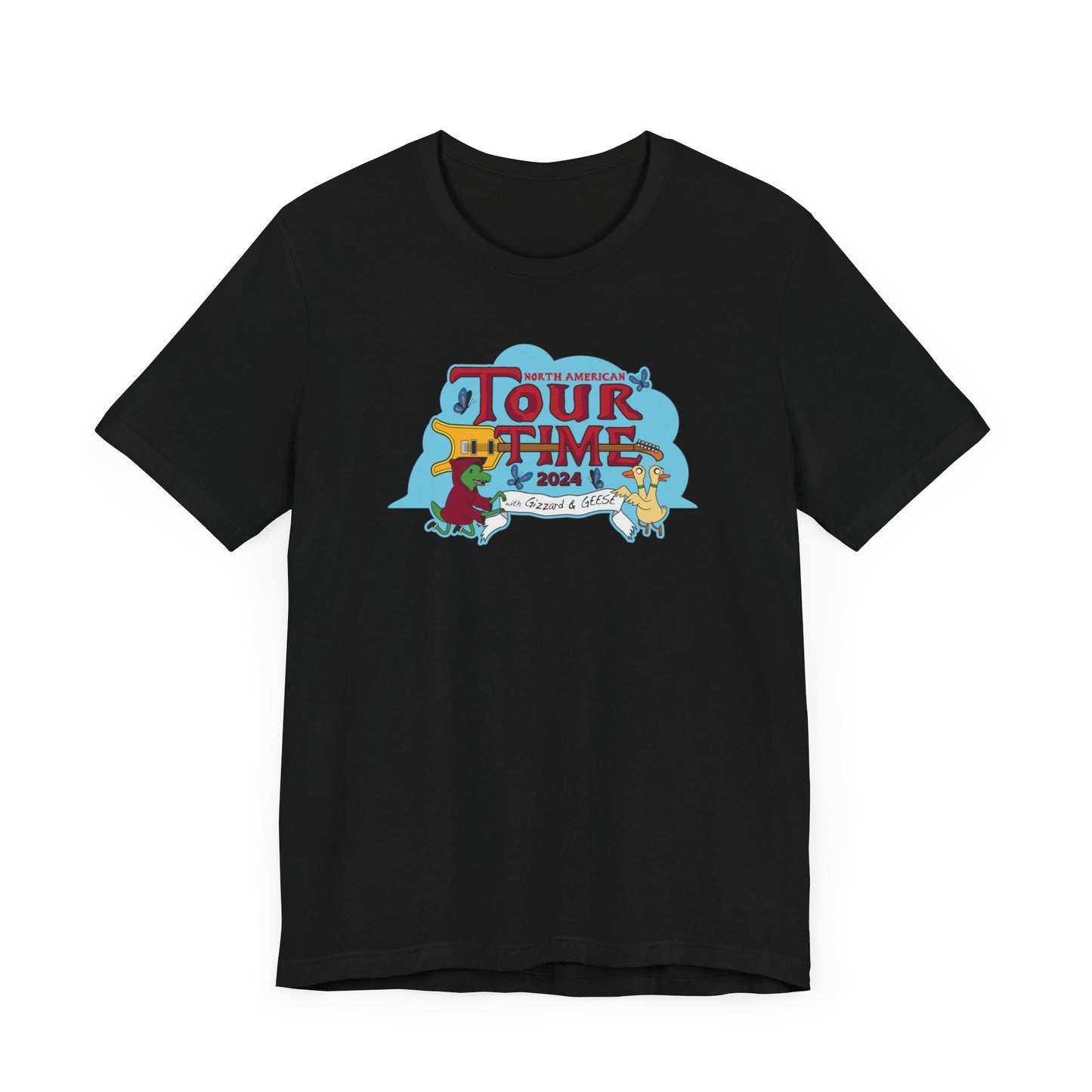 Tour Time (with Gizzard and GEESE) KGLW 2024 Inspired Fan Art - Adult Unisex Jersey Short Sleeve Tee