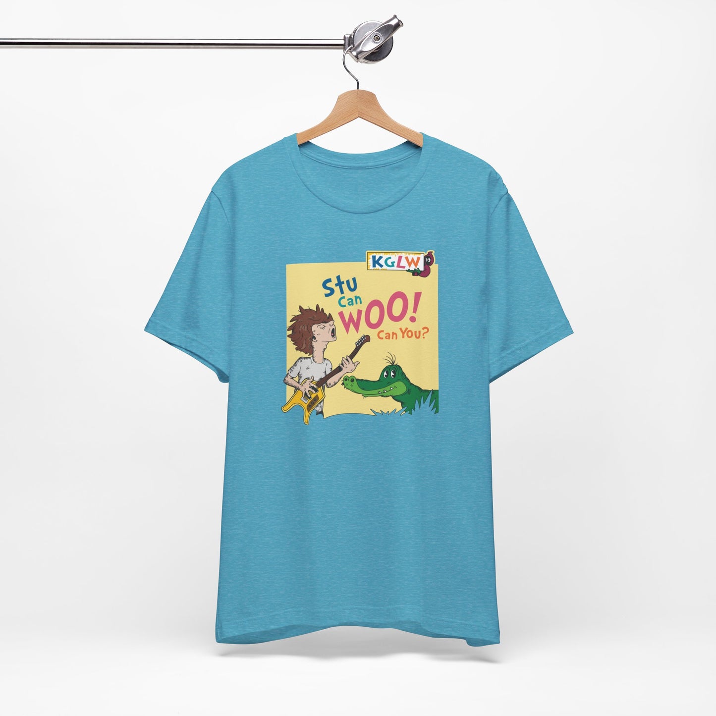 Stu Can Woo! Can You? - Adult Unisex Jersey Short Sleeve Tee