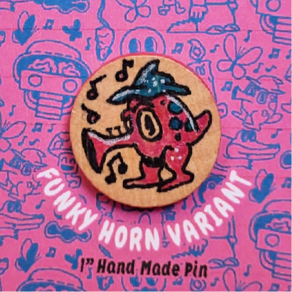 Weirdo Friends Series - Funky Horn Variant #02 - S1 - Altered Pins