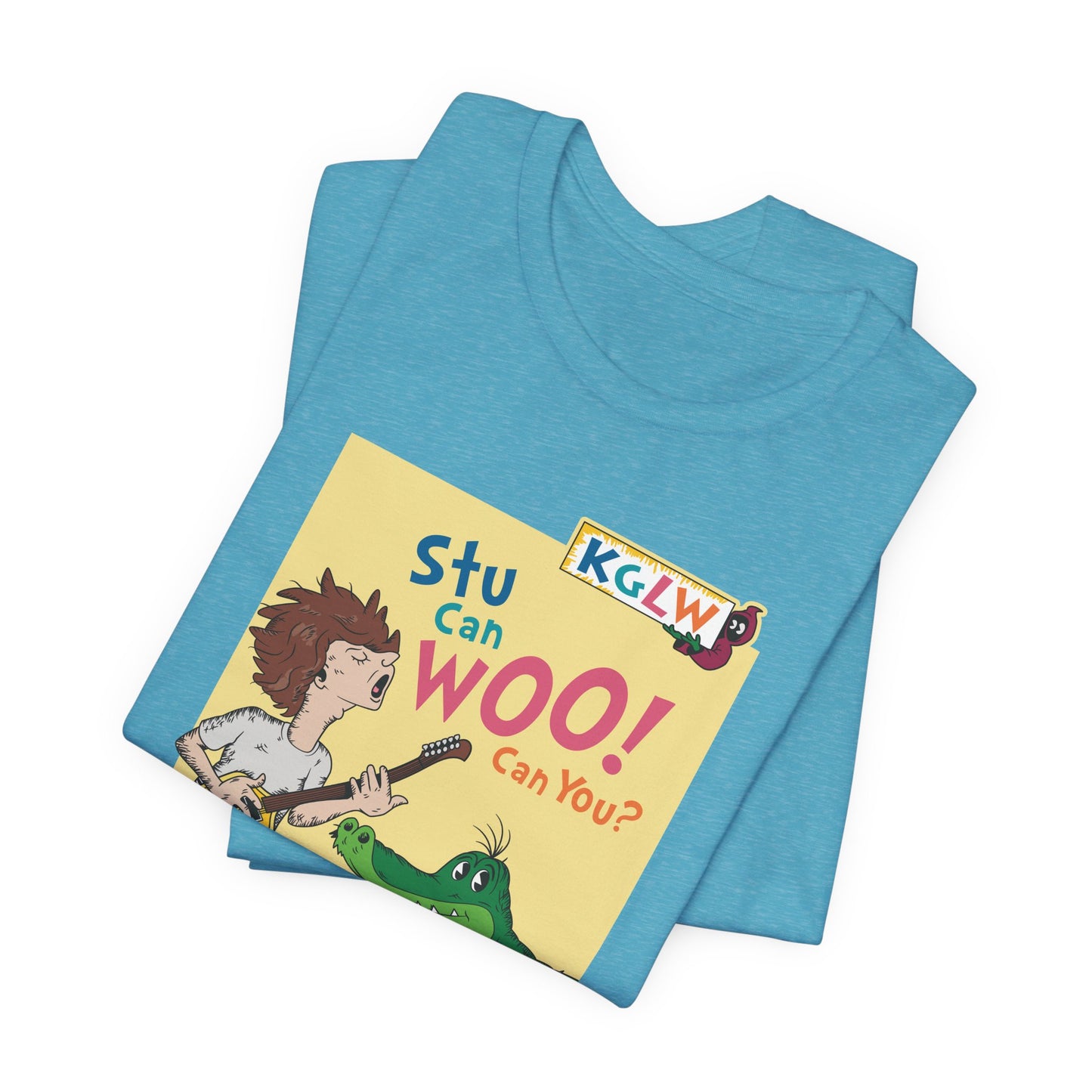 Stu Can Woo! Can You? - Adult Unisex Jersey Short Sleeve Tee