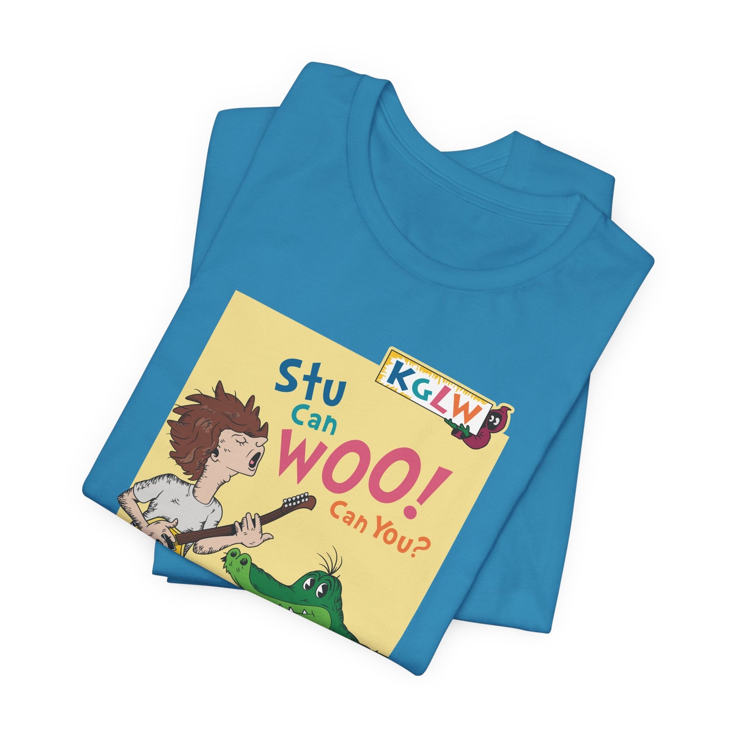 Stu Can Woo! Can You? - Adult Unisex Jersey Short Sleeve Tee