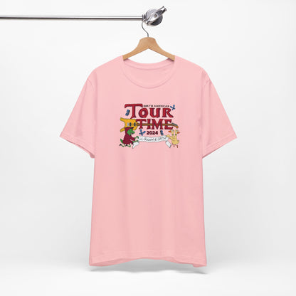 Tour Time (with Gizzard and GEESE) KGLW 2024 Inspired Fan Art - Adult Unisex Jersey Short Sleeve Tee