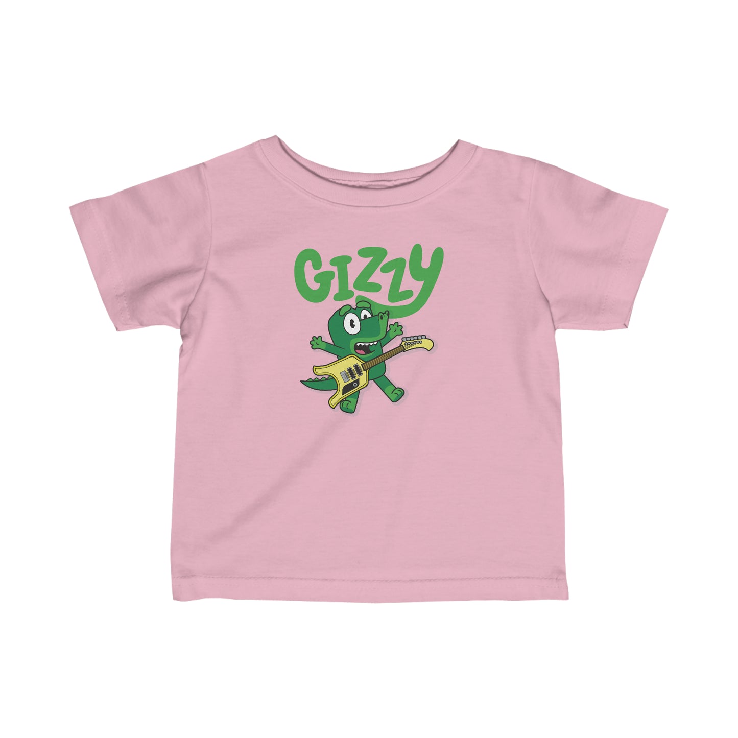 Gizzy Parody with Flying Microtonal Banana Guitar - Infant Toddler Fine Jersey Tee