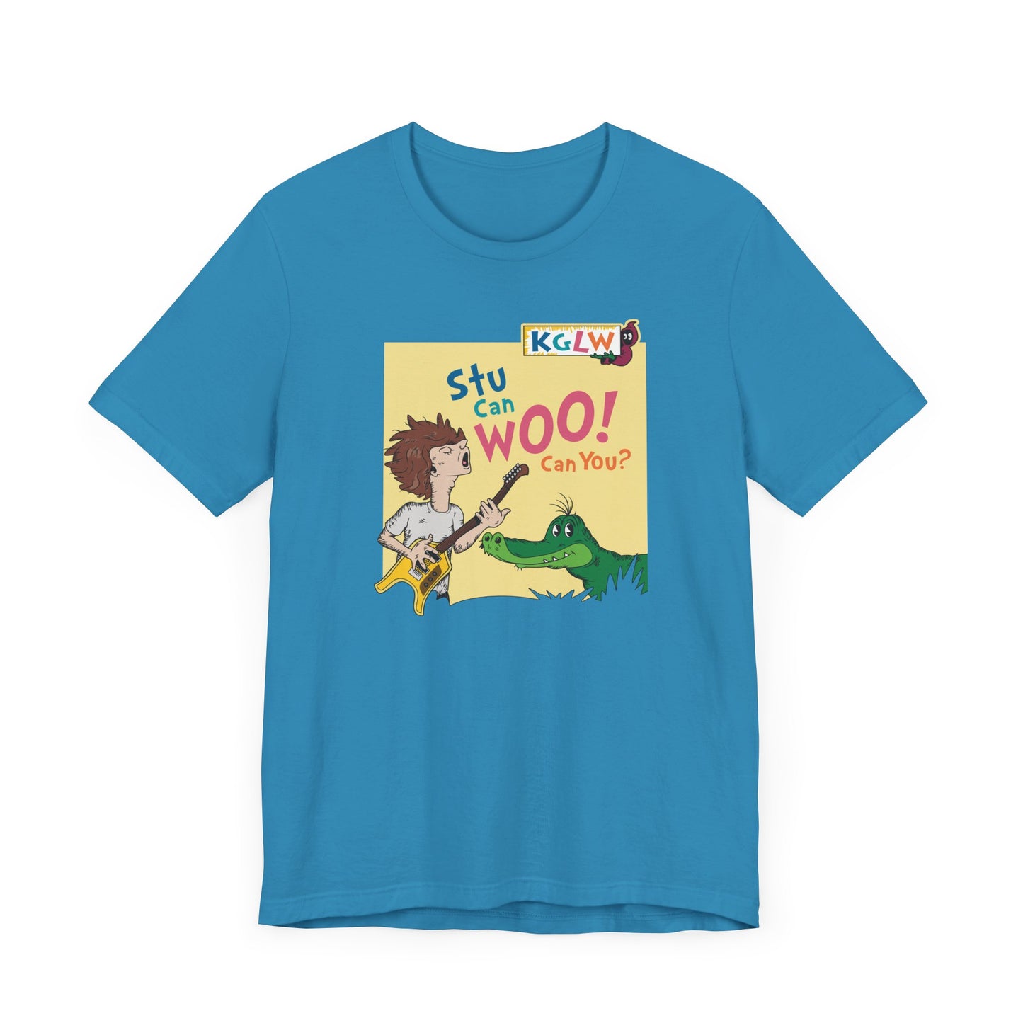 Stu Can Woo! Can You? - Adult Unisex Jersey Short Sleeve Tee