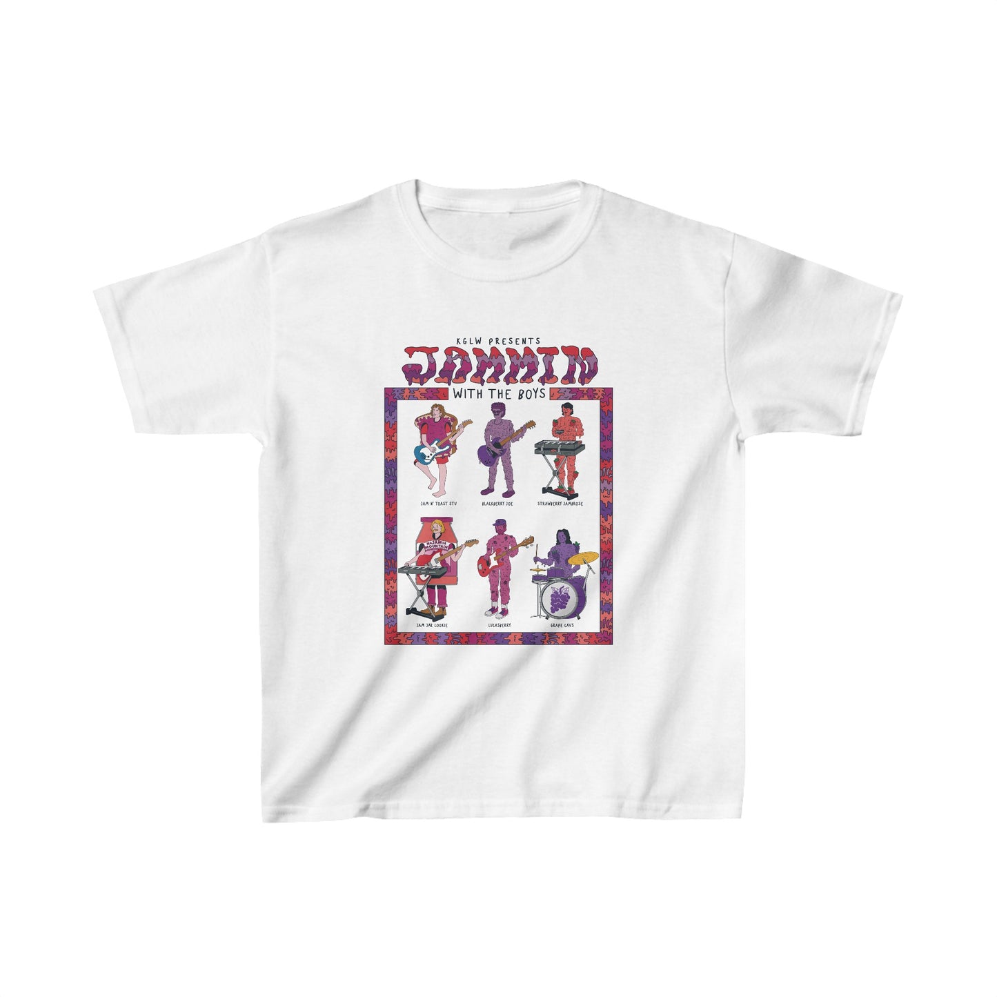 Jammin with the Boys Jam Band - Youth Heavy Cotton Tee