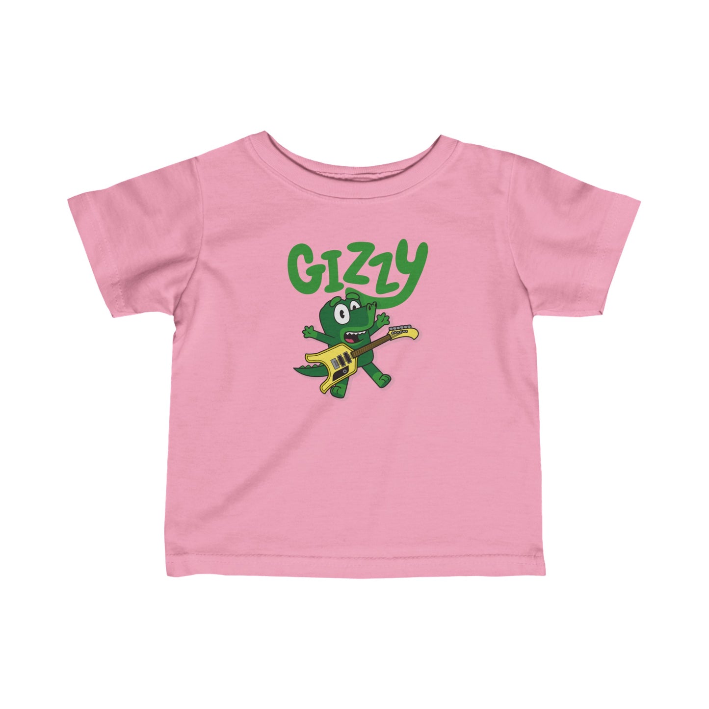 Gizzy Parody with Flying Microtonal Banana Guitar - Infant Toddler Fine Jersey Tee