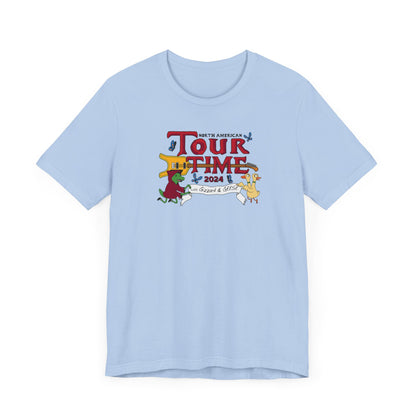 Tour Time (with Gizzard and GEESE) KGLW 2024 Inspired Fan Art - Adult Unisex Jersey Short Sleeve Tee