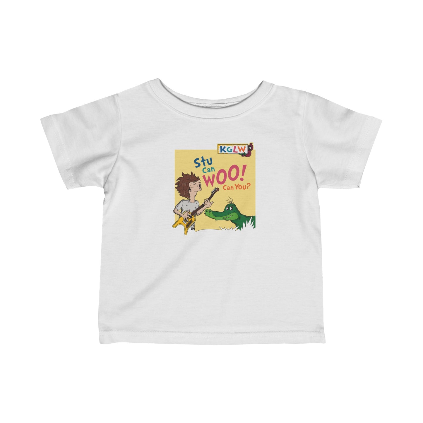 Stu Can Woo! Can You? Parody - Infant Toddler Fine Jersey Tee