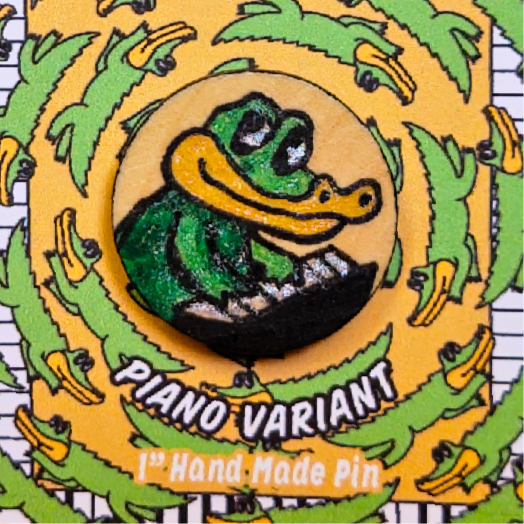 Friend Gator Series - Piano Variant - S1 - Altered Pins