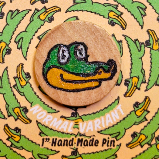 Friend Gator Series - Normal Variant #04 - S1 - Altered Pins