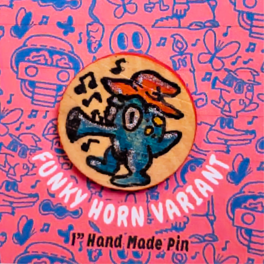 Weirdo Friends Series - Funky Horn Variant #01 - S1 - Altered Pins