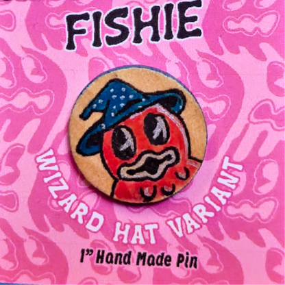 Fishie Series - Wizard Hat Variant - S1 - Altered Pins